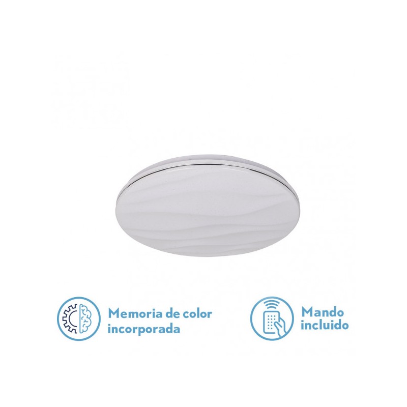 Plafón Wellington LED 48W 3000-4000-6500K Fabrilamp